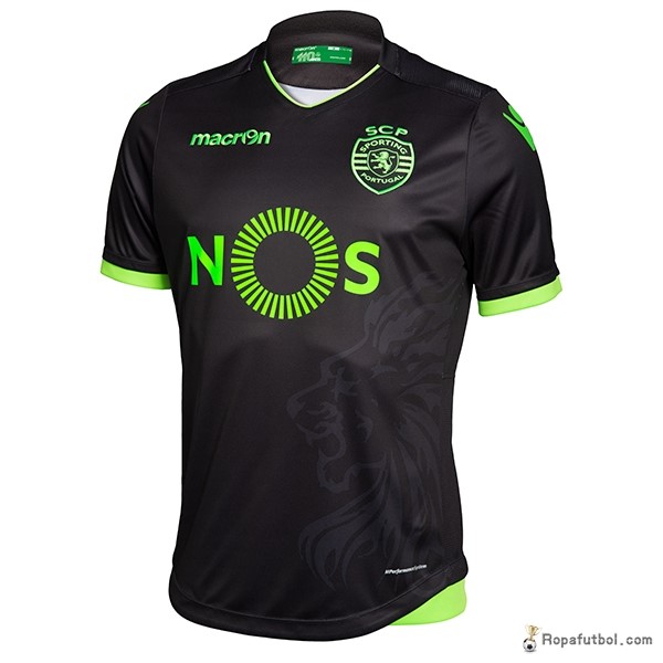 Camiseta Sporting de Lisboa Replica Segunda Ropa 2016/17 Negro